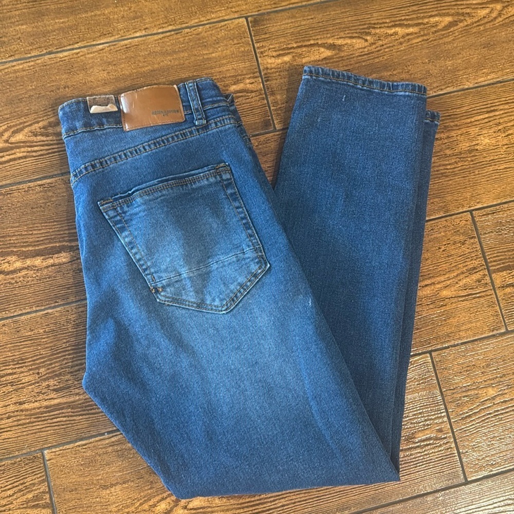 NWT Men’s Hudson And Barrow Slim Stretch Denim Jeans 32